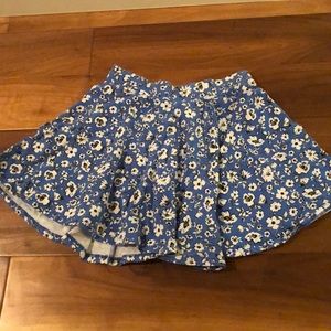 Floral skater skirt